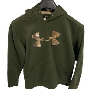 Under Armour Olive Green Hoodie with Camo Logo